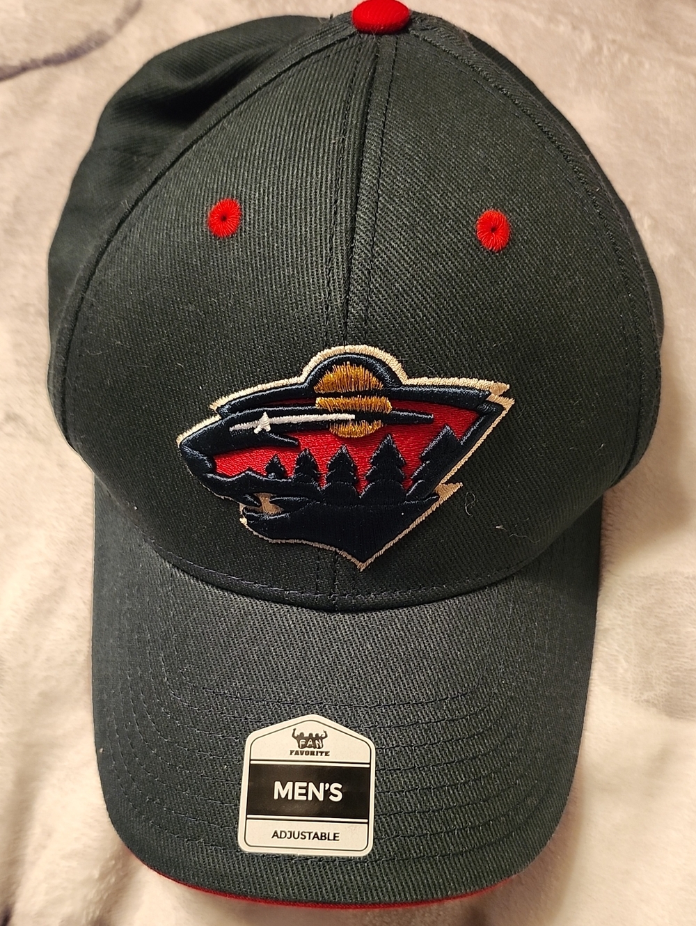 NHL Red and Black Official Licensed Product Sticker
